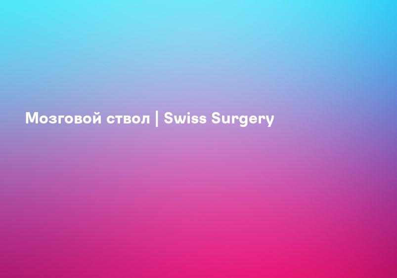 Мозговой ствол | Swiss Surgery